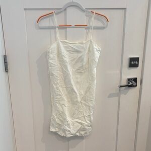 GAP Cream Sleeveless Slip Dress with Back Zipper